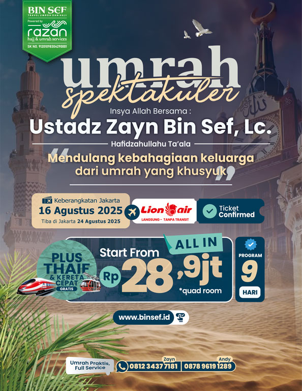 Umroh Khusyuk Bersama Ustadz Zayn Bin Sef, Lc, - Gambar 2