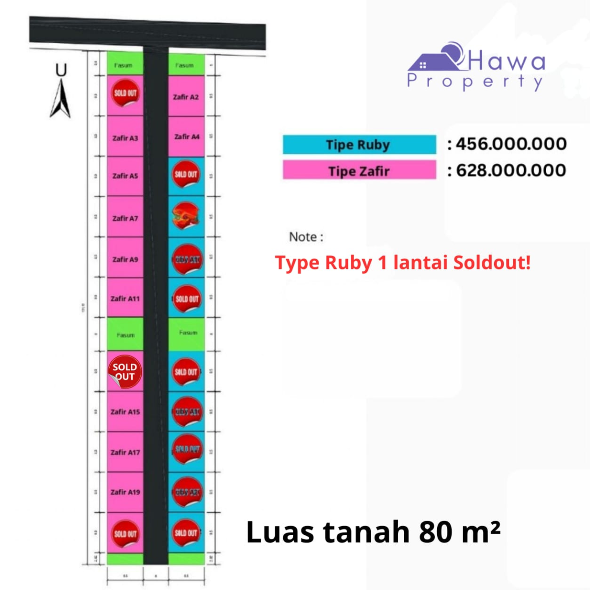 Perumahan 2 Lantai Custom Desain  600 Juta an dekat Alun alun Karanganyar